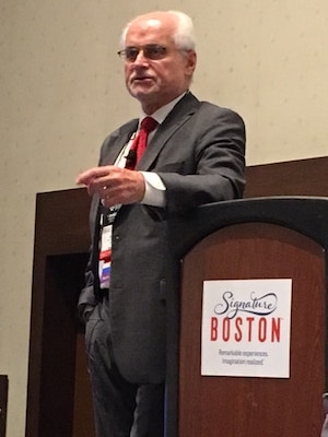 (Attorney-Kolpan speaking at the Annual Conference of the American Association for Justice)